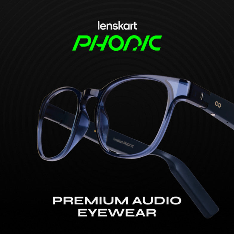 LENSHCART PHONIC PREMIUM BLUTOOTH SUNGLASSES  / BEST IN BUDGET WITH 7 HOURS PLAYBACK TIME